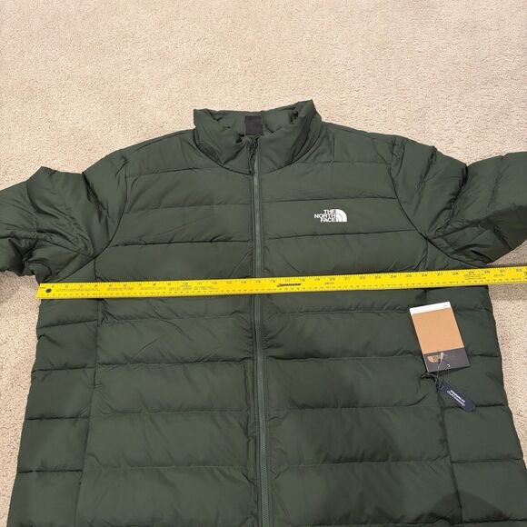 NEW NORTH FACE Big Aconcagua 3 Puffer Jacket 600 Fill Men 3X Green Outerwear - Picture 5 of 12